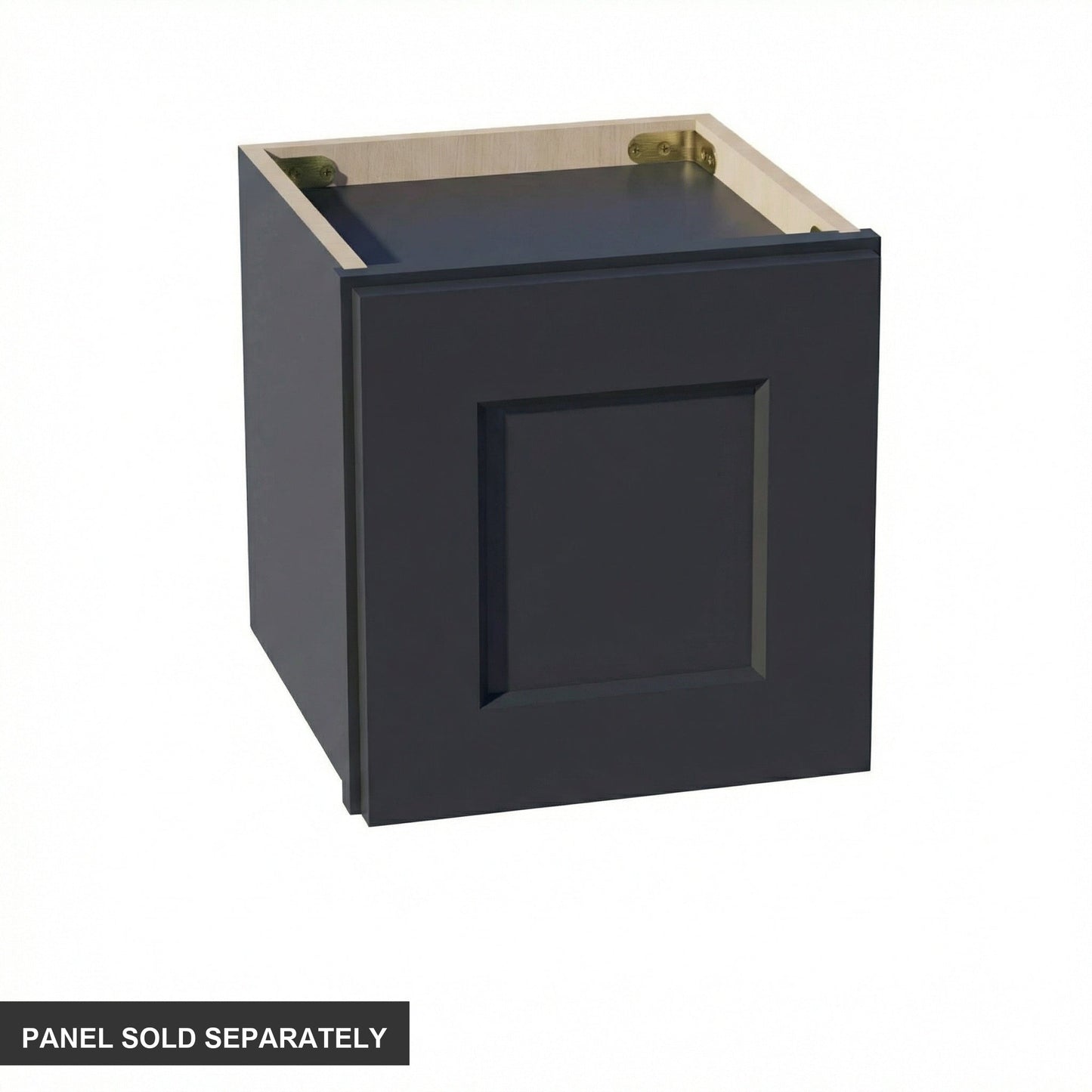 Shaker Bridge Wall Cabinet 12" (W1212) · Ardelle - Ebony - Product