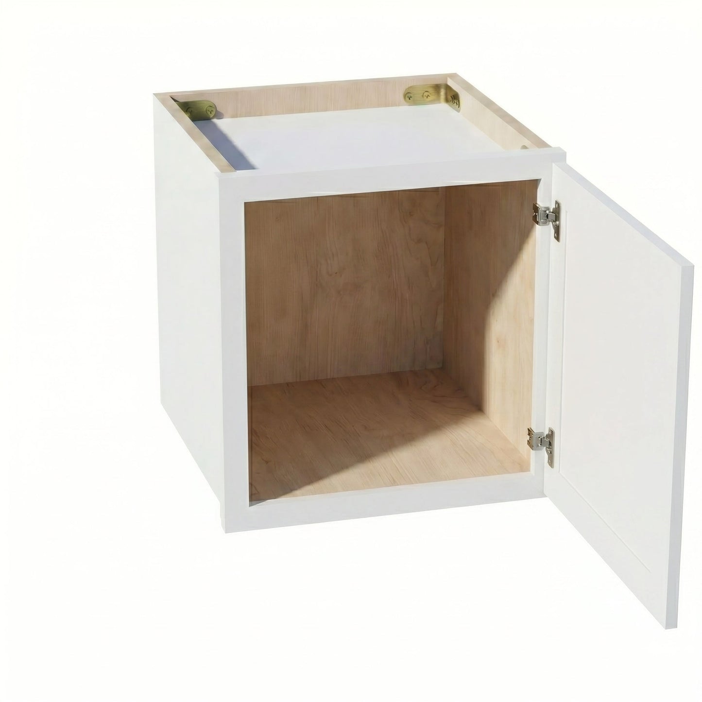 Shaker Bridge Wall Cabinet 12" (W1212) · Ardelle - White - Interior