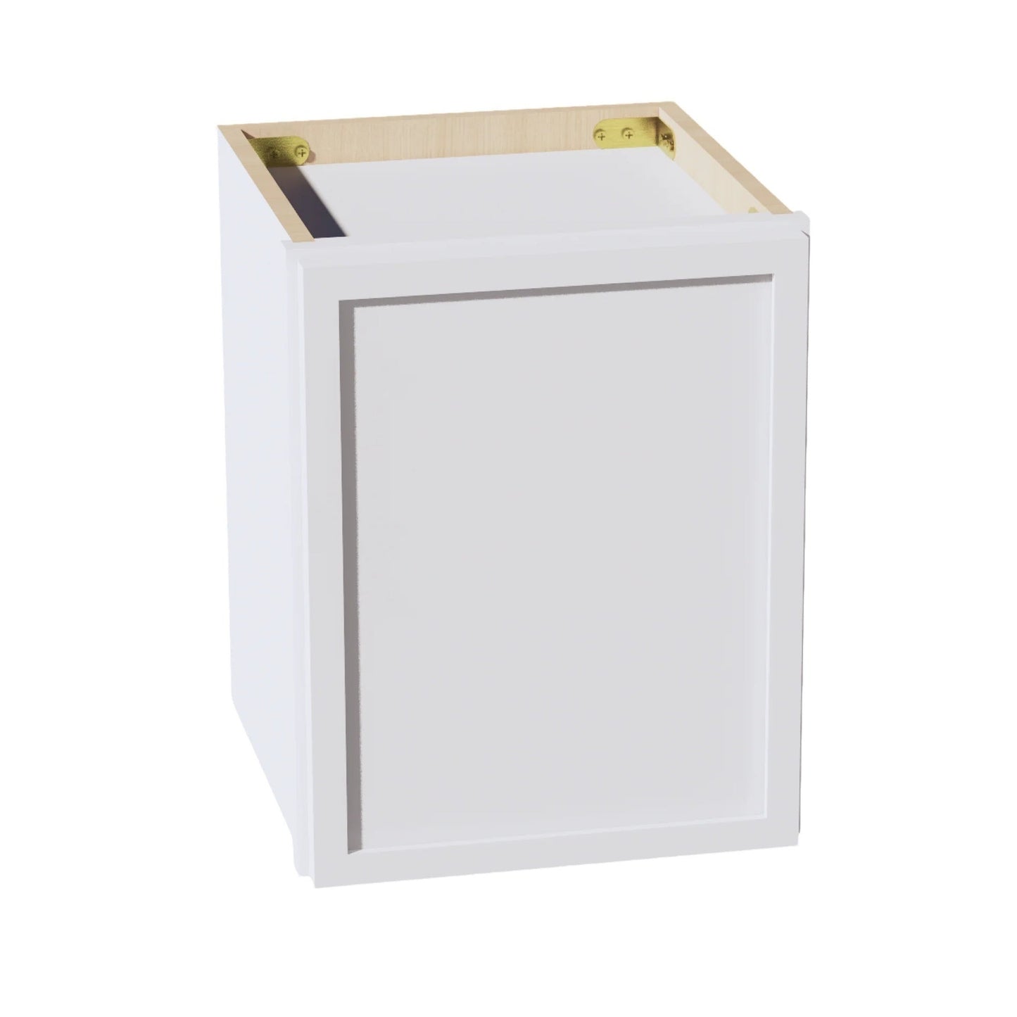 Slim Shaker Bridge Wall Cabinet 12" (W1215) · Slim - Frost - Hero