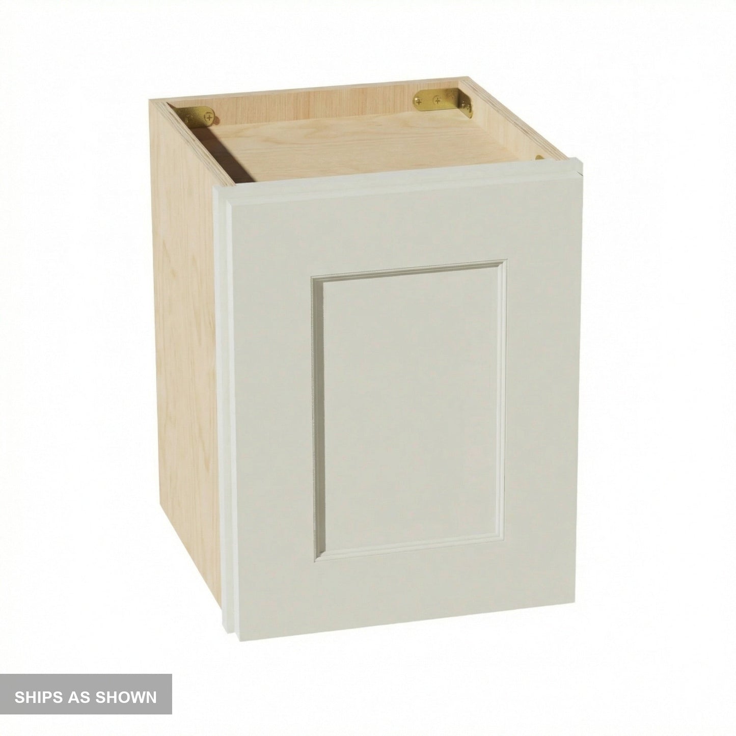 Shaker Bridge Wall Cabinet 12" (W1215) · Tallis - Swan White - Flat Pack