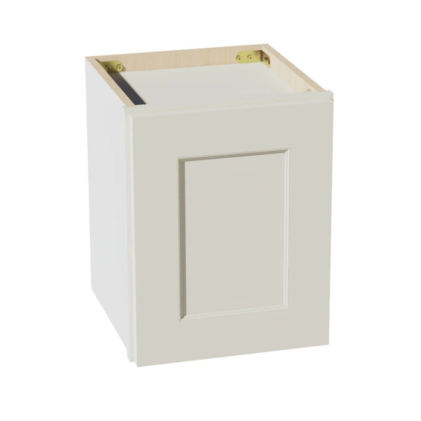 Shaker Bridge Wall Cabinet 12" (W1215) · Tallis - Swan White - Hero