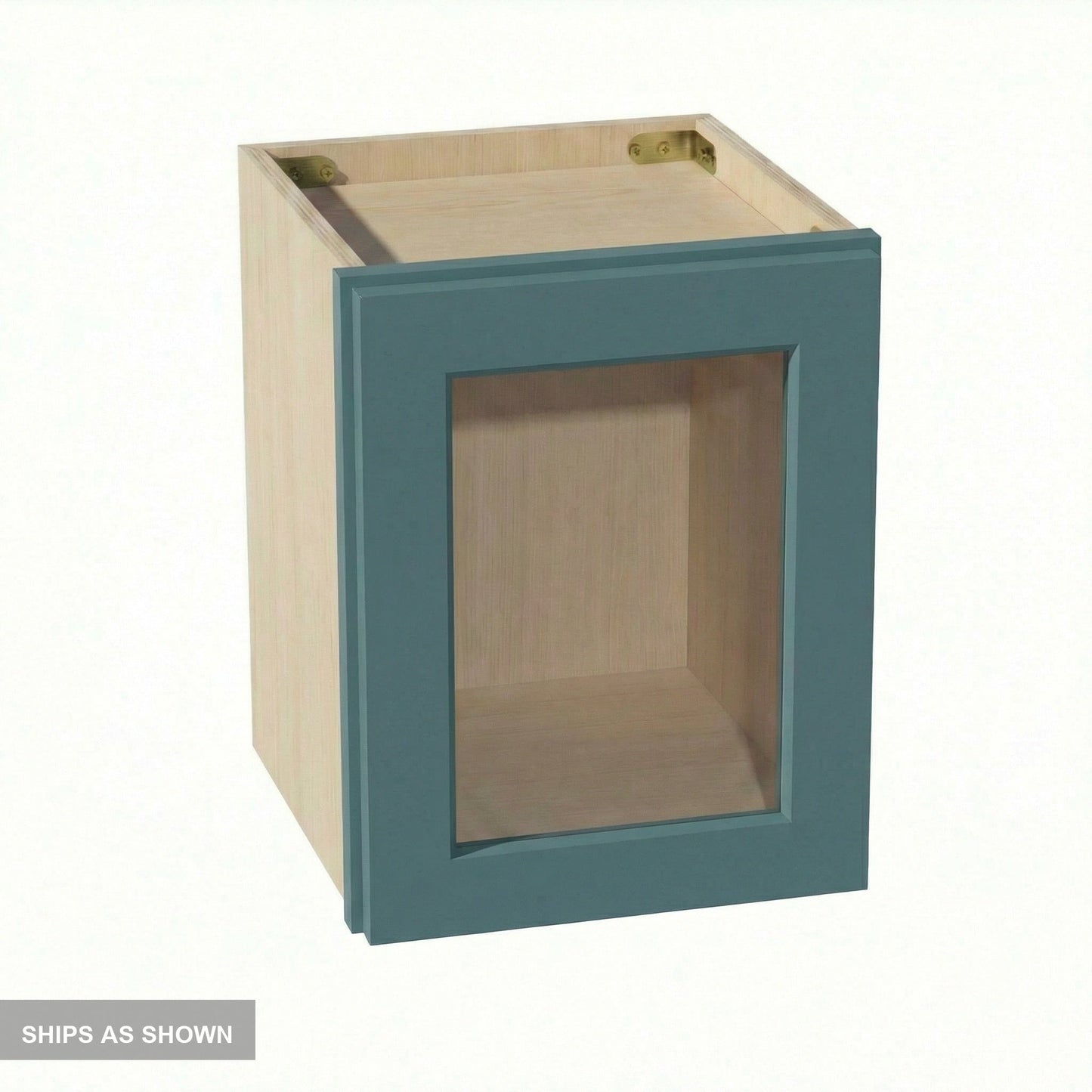 Shaker Bridge Wall Cabinet 12" (W1215GD) · Tallis - Fairy Green - Flat Pack