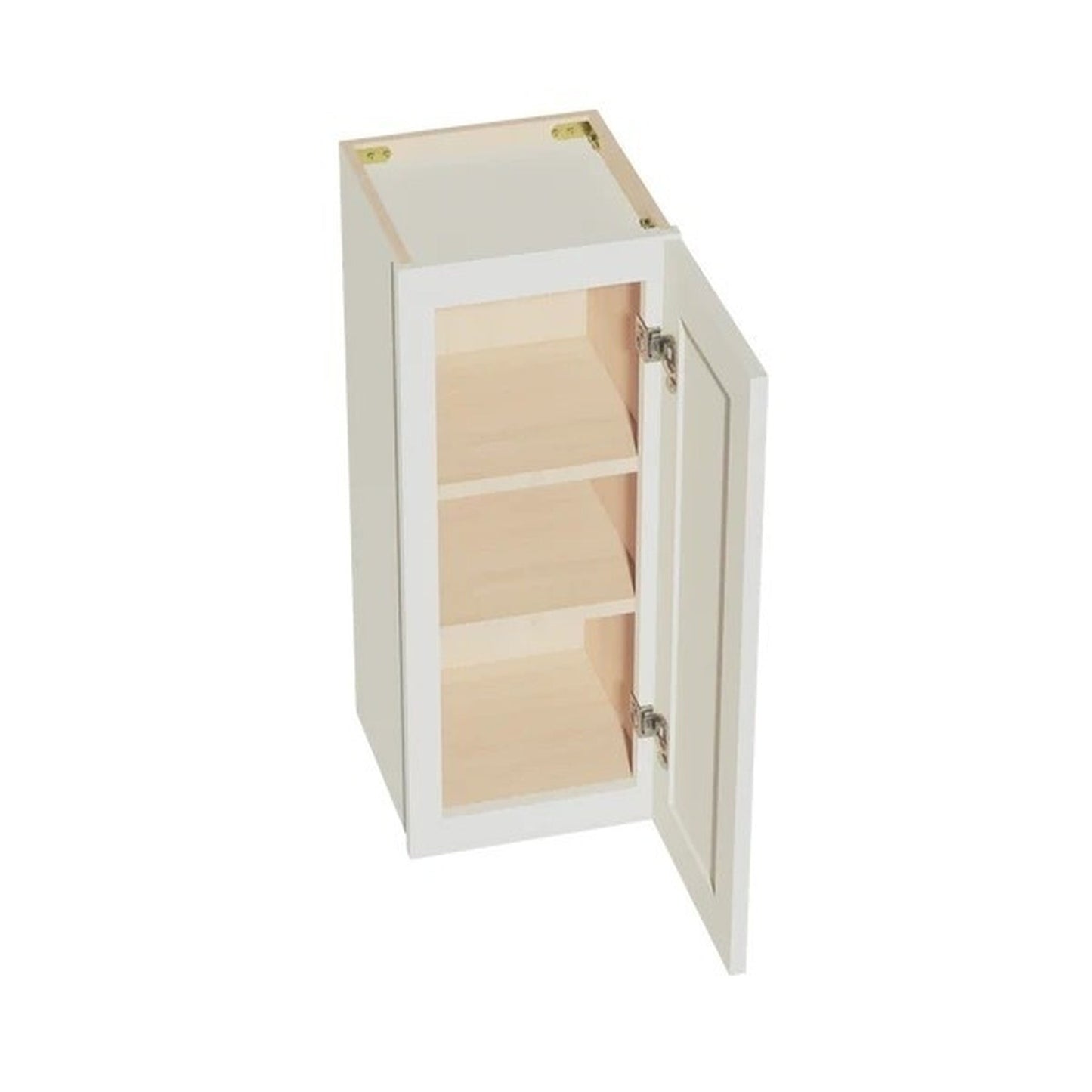 Shaker Wall Cabinet 12" (W1230) · Tallis - Swan White - Interior