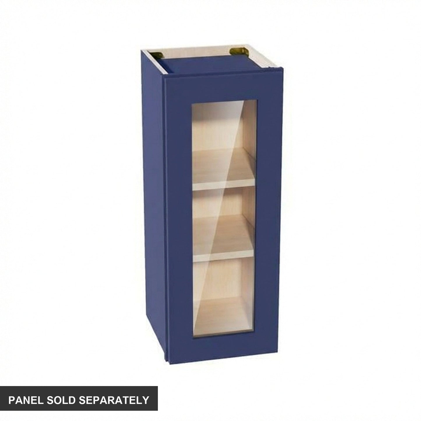 Shaker Glass Door Wall Cabinet 12" (W1230GD) · Ardelle - Blue - Product