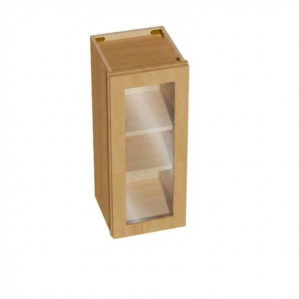 Shaker Glass Door Wall Cabinet 12" (W1230GD) · Ardelle - Timber - Hero