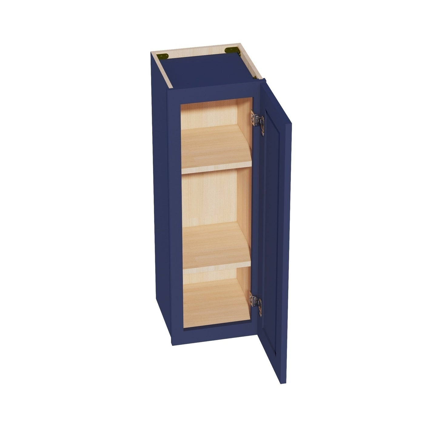Shaker Wall Cabinet 12" (W1236) · Ardelle - Blue - Interior