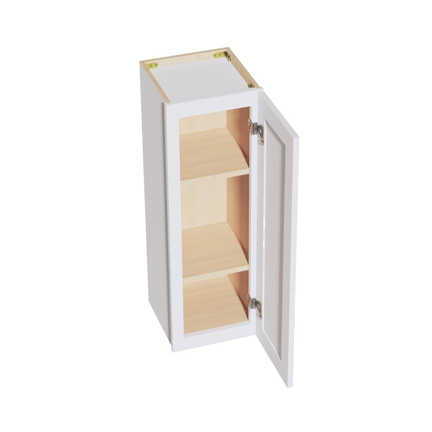 Shaker Wall Cabinet 12" (W1236) · Ardelle - White - Interior