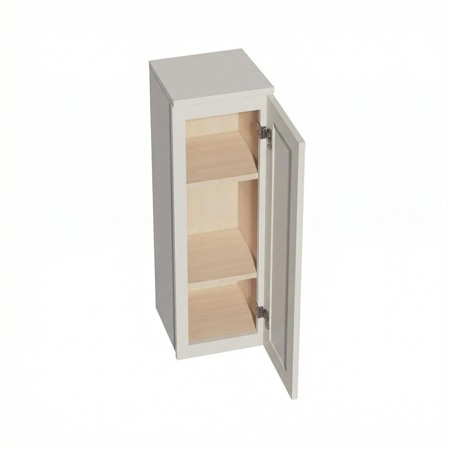 Shaker Wall Cabinet 12" (W1236) · Tallis - Swan White - Interior