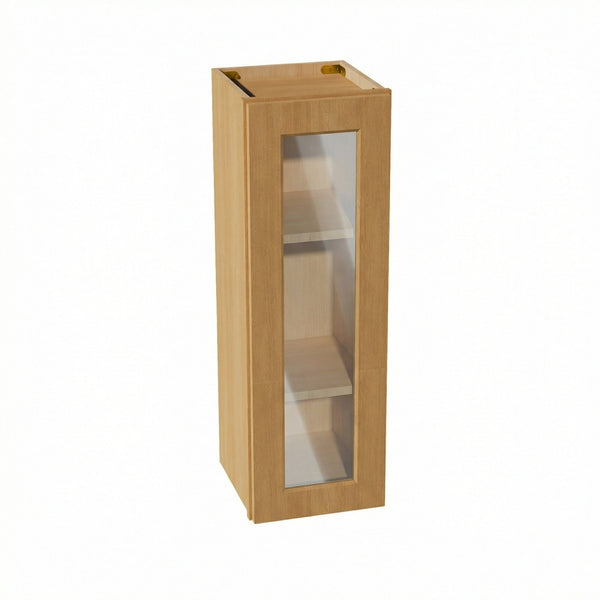 Shaker Glass Door Wall Cabinet 12" (W1236GD) · Ardelle - Timber - Hero