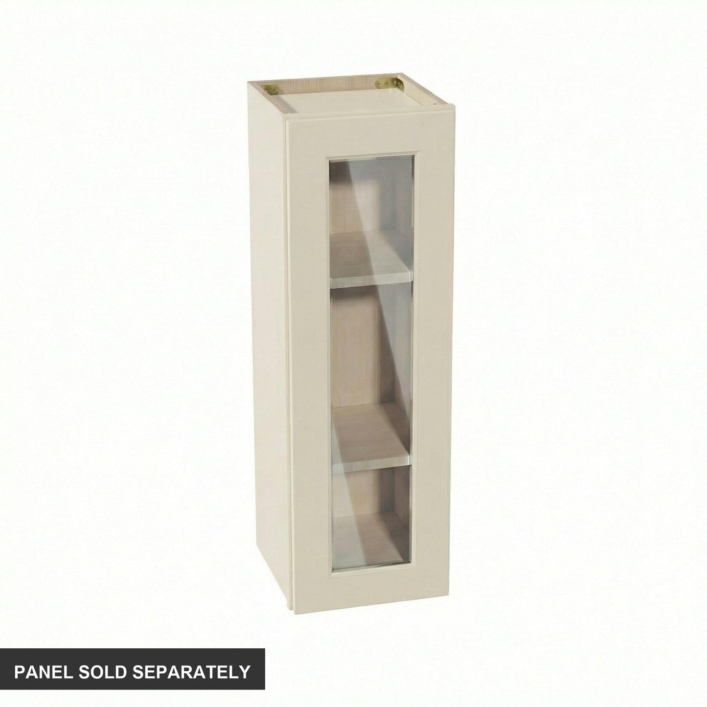 Shaker Glass Door Wall Cabinet 12" (W1236GD) · Tallis - Swan White - Product
