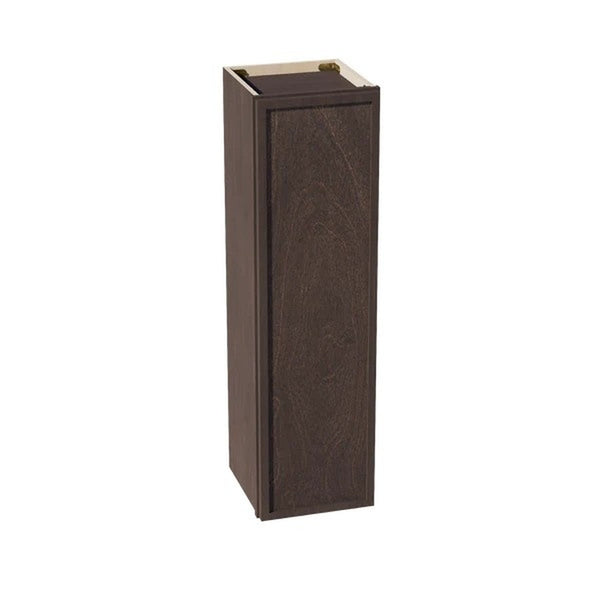 Slim Shaker Wall Cabinet 12" (W1242) · Slim - Mocha - Hero