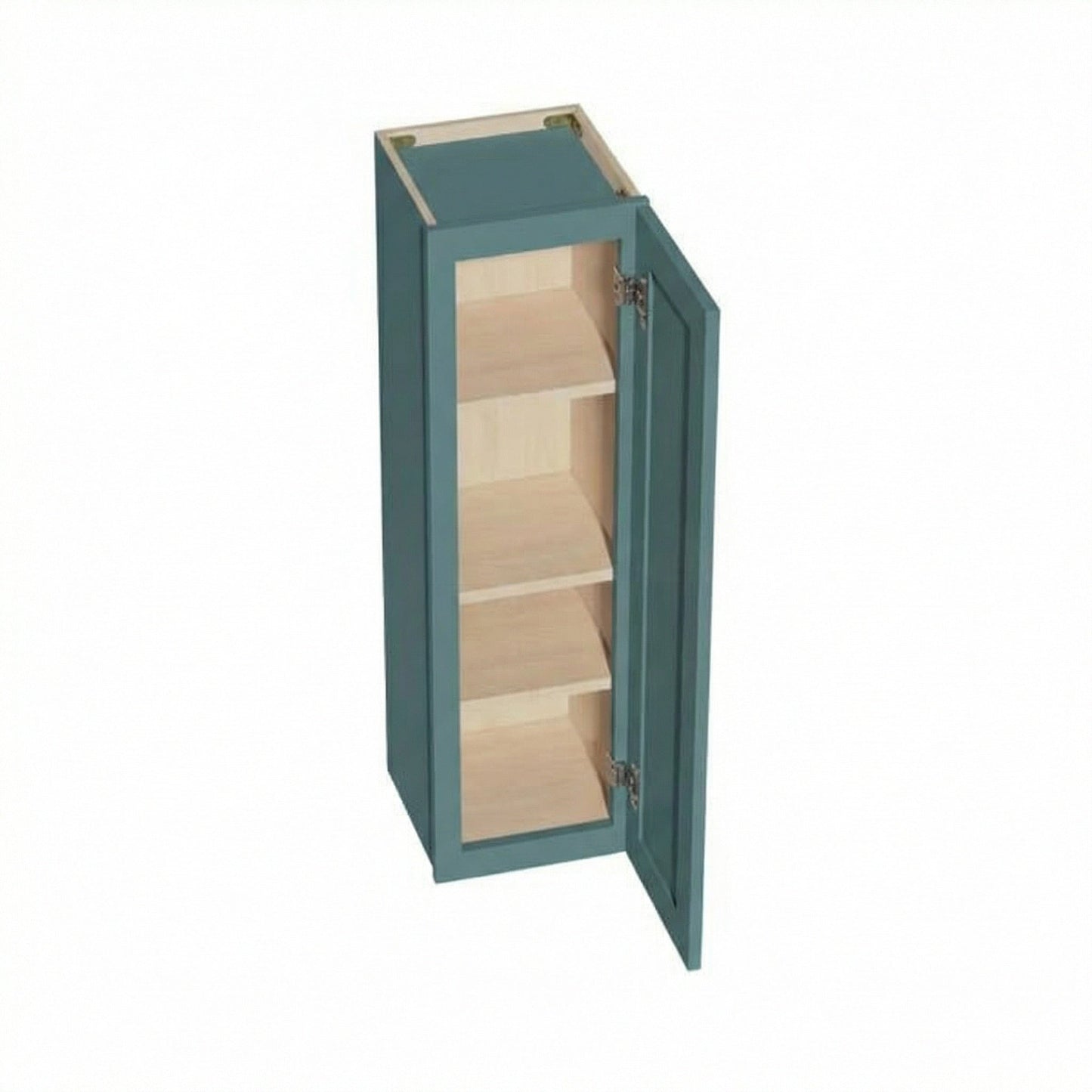 Shaker Wall Cabinet 12" (W1242) · Tallis - Fairy Green - Interior
