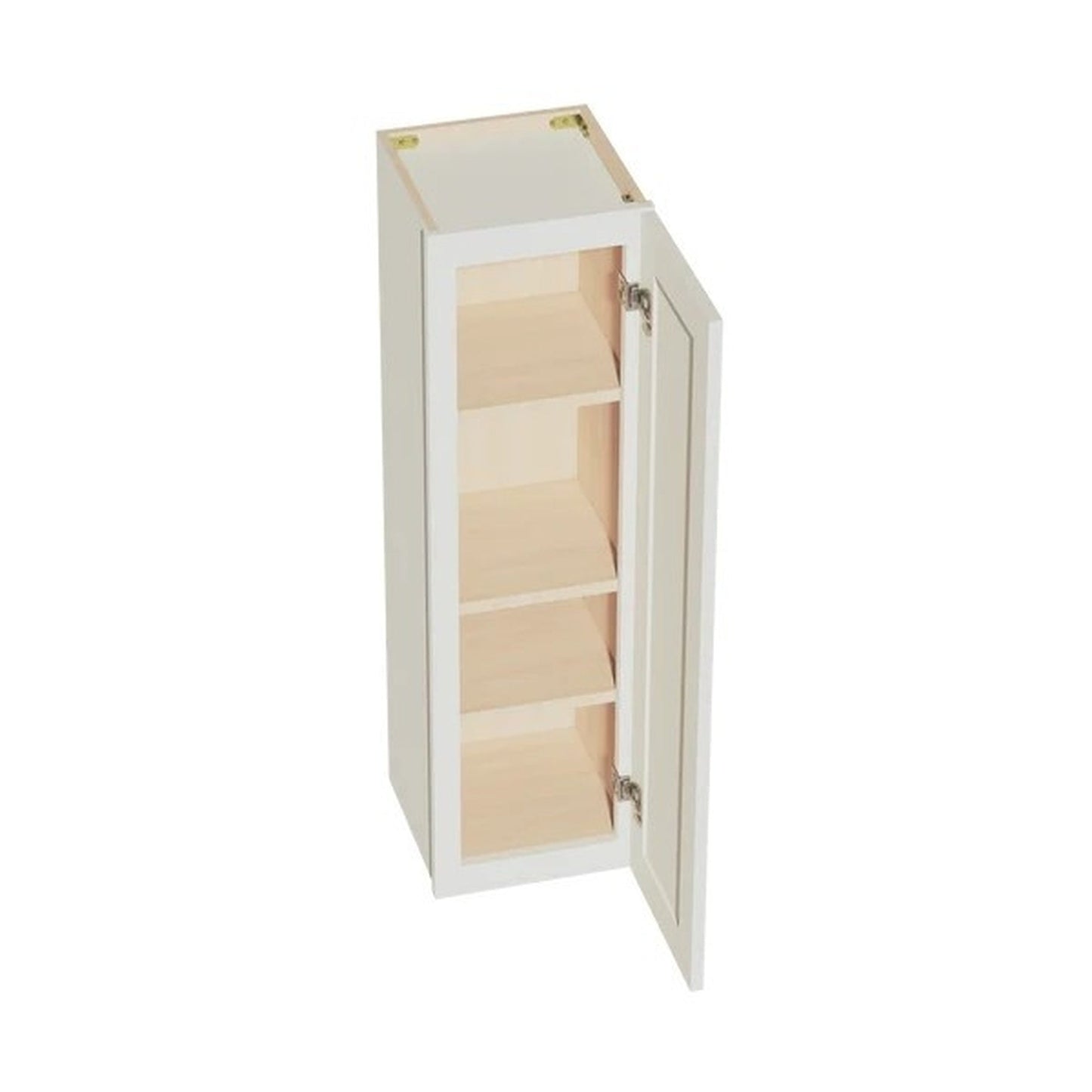 Shaker Wall Cabinet 12" (W1242) · Tallis - Swan White - Interior