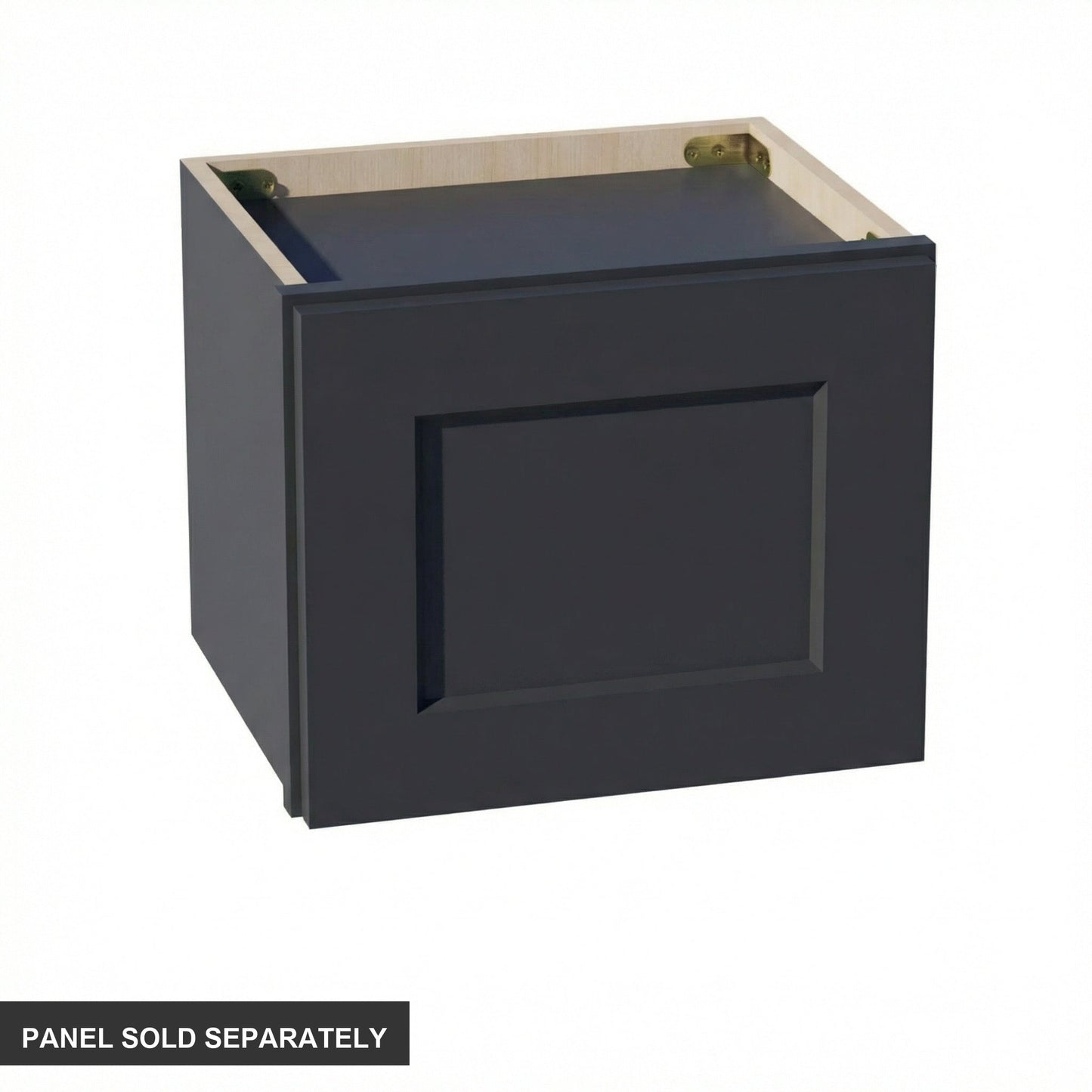 Shaker Bridge Wall Cabinet 15" (W1512) · Ardelle - Ebony - Product