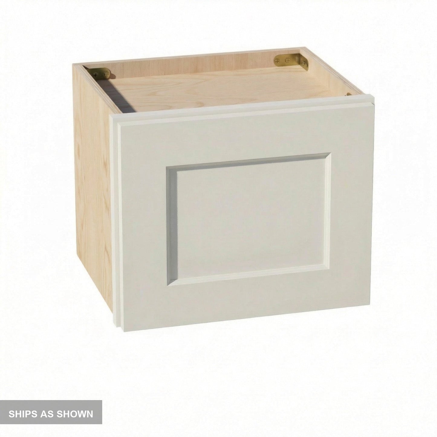 Shaker Bridge Wall Cabinet 15" (W1512) · Tallis - Swan White - Flat Pack