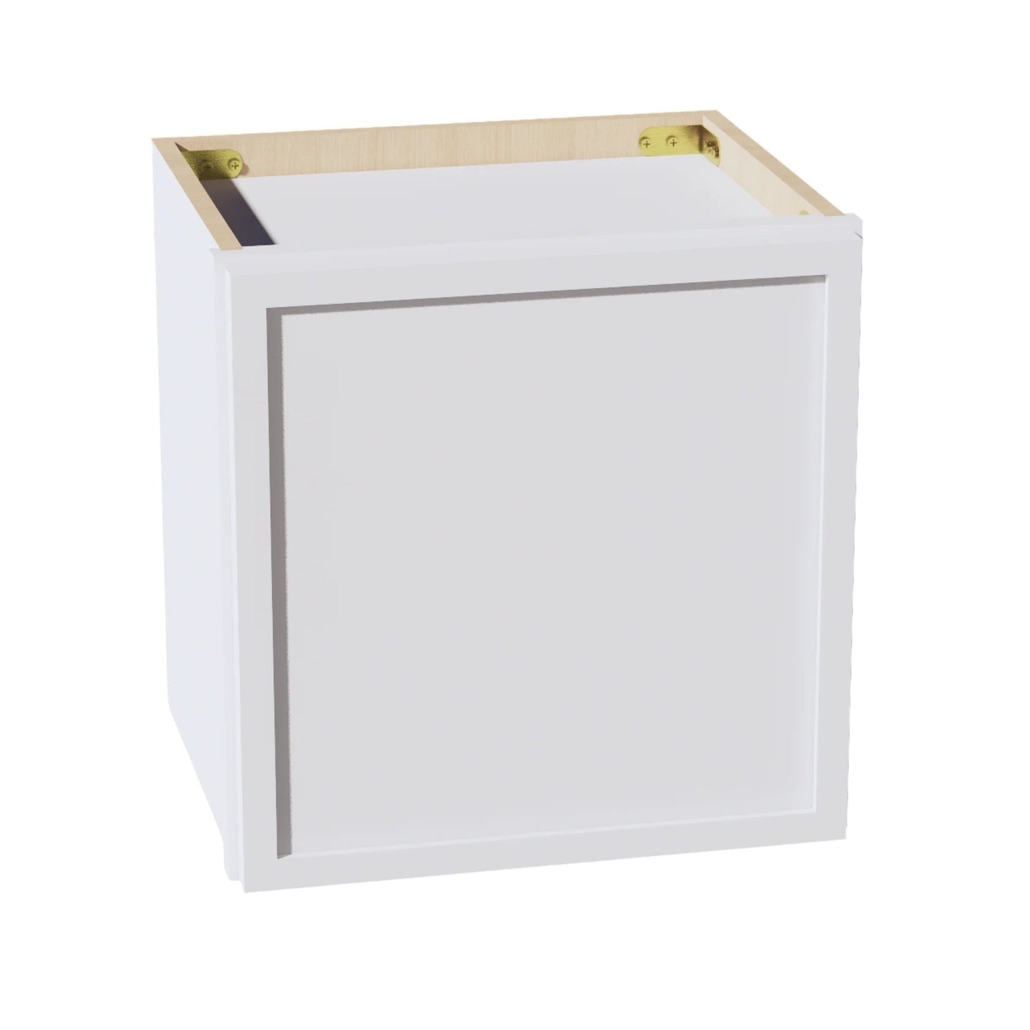 Slim Shaker Bridge Wall Cabinet 15" (W1515) · Slim - Frost - Hero