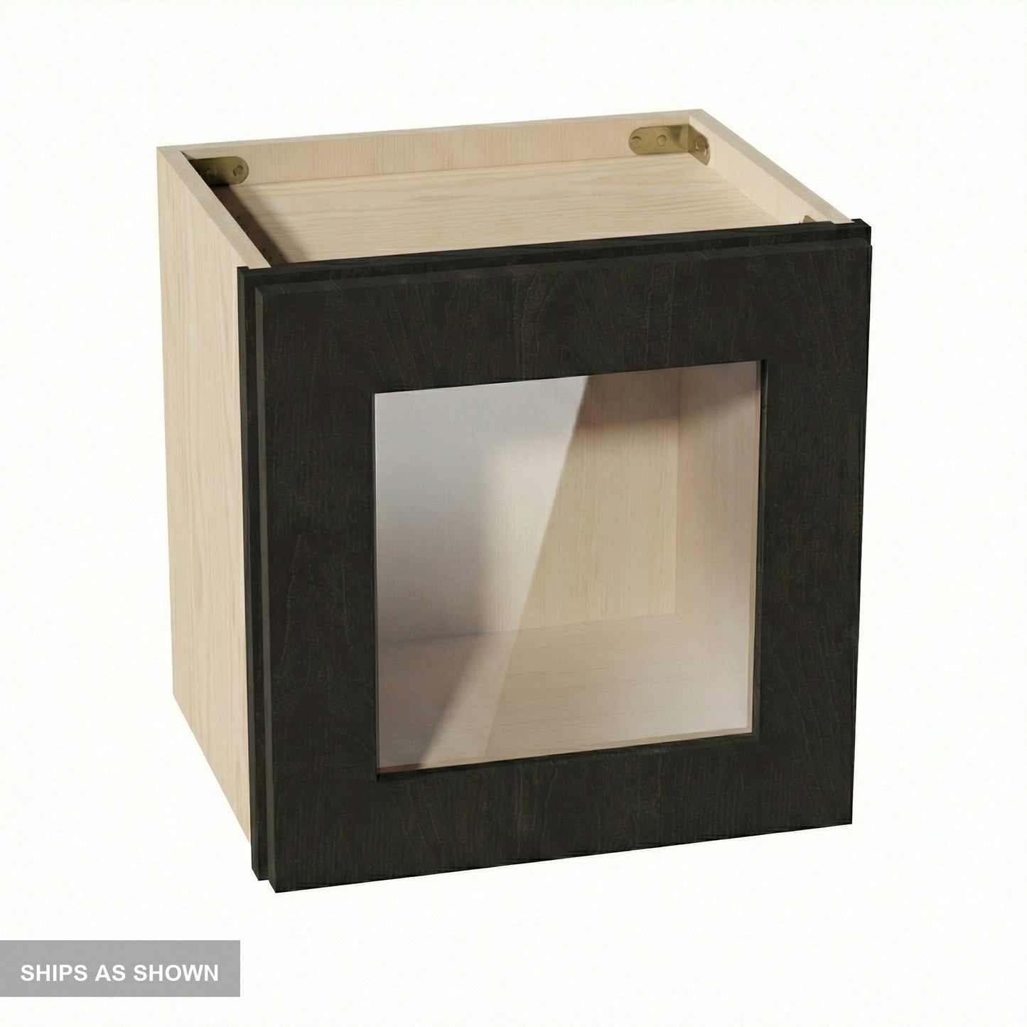 Shaker Bridge Wall Cabinet 15" (W1515GD) · Ardelle - Charcoal - Flat Pack
