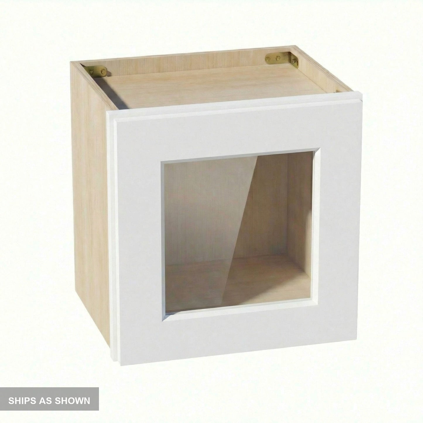Shaker Bridge Wall Cabinet 15" (W1515GD) · Ardelle - White - Flat Pack