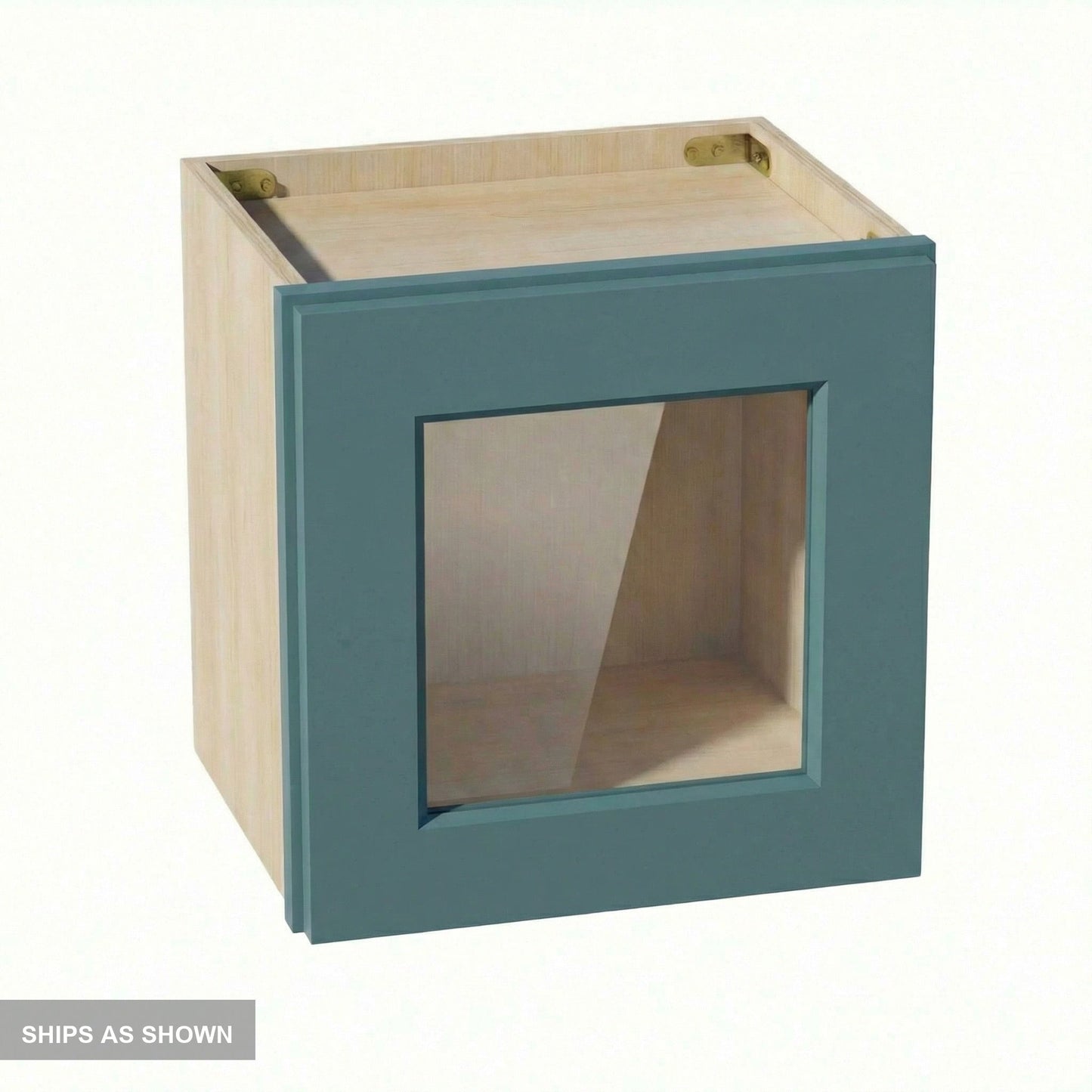 Shaker Bridge Wall Cabinet 15" (W1515GD) · Tallis - Fairy Green - Flat Pack