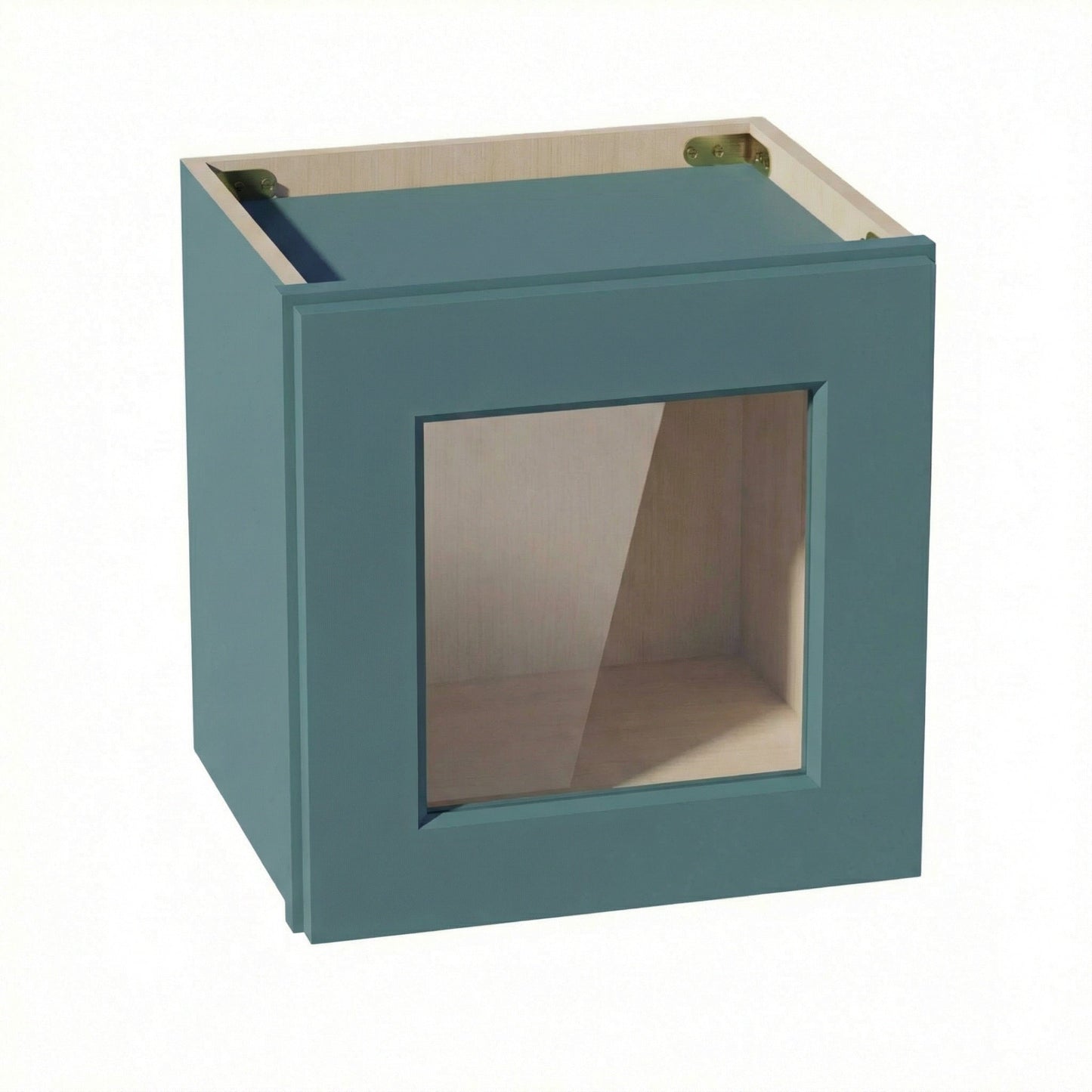 Shaker Bridge Wall Cabinet 15" (W1515GD) · Tallis - Fairy Green - Hero