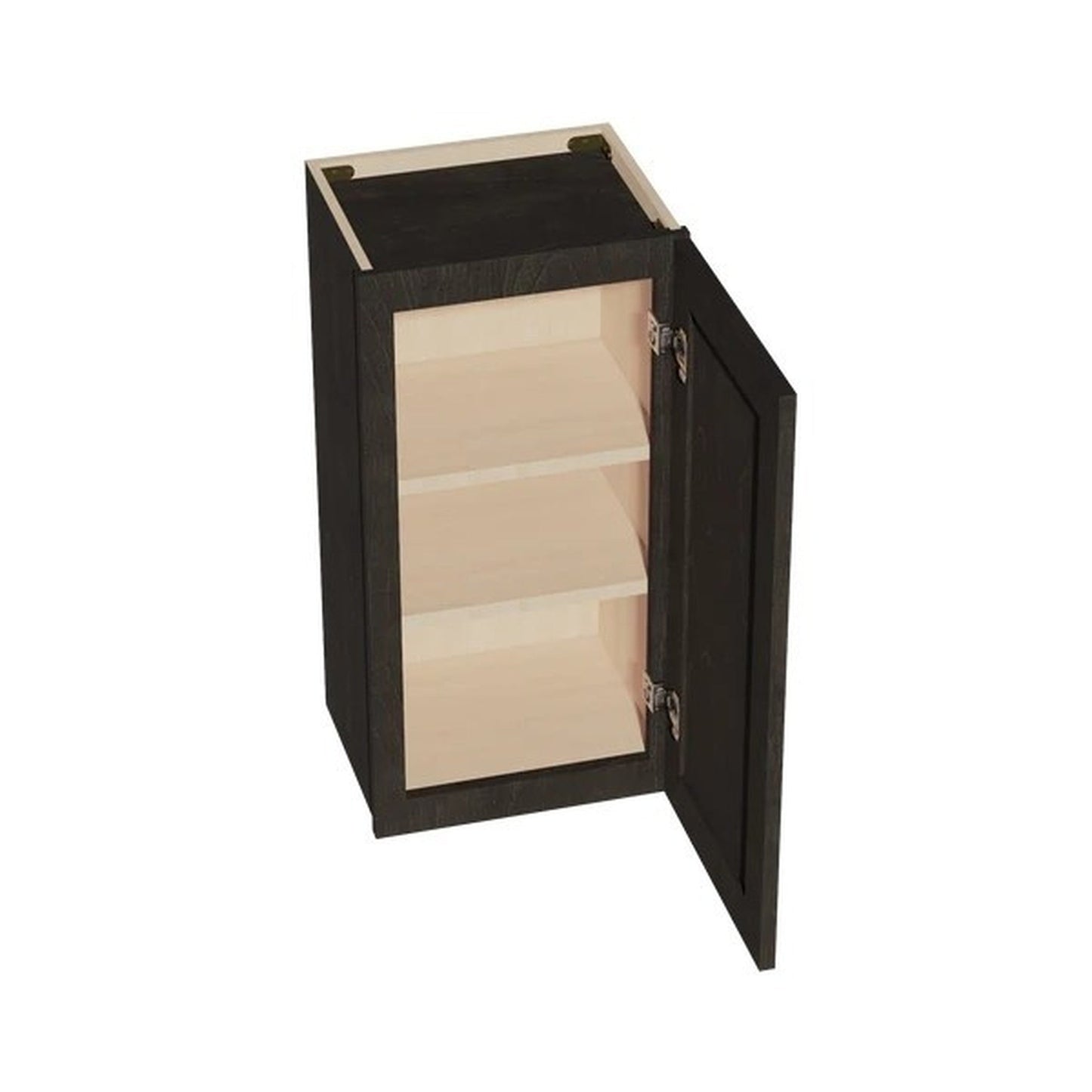 Shaker Wall Cabinet 15" (W1530) · Ardelle - Charcoal - Interior