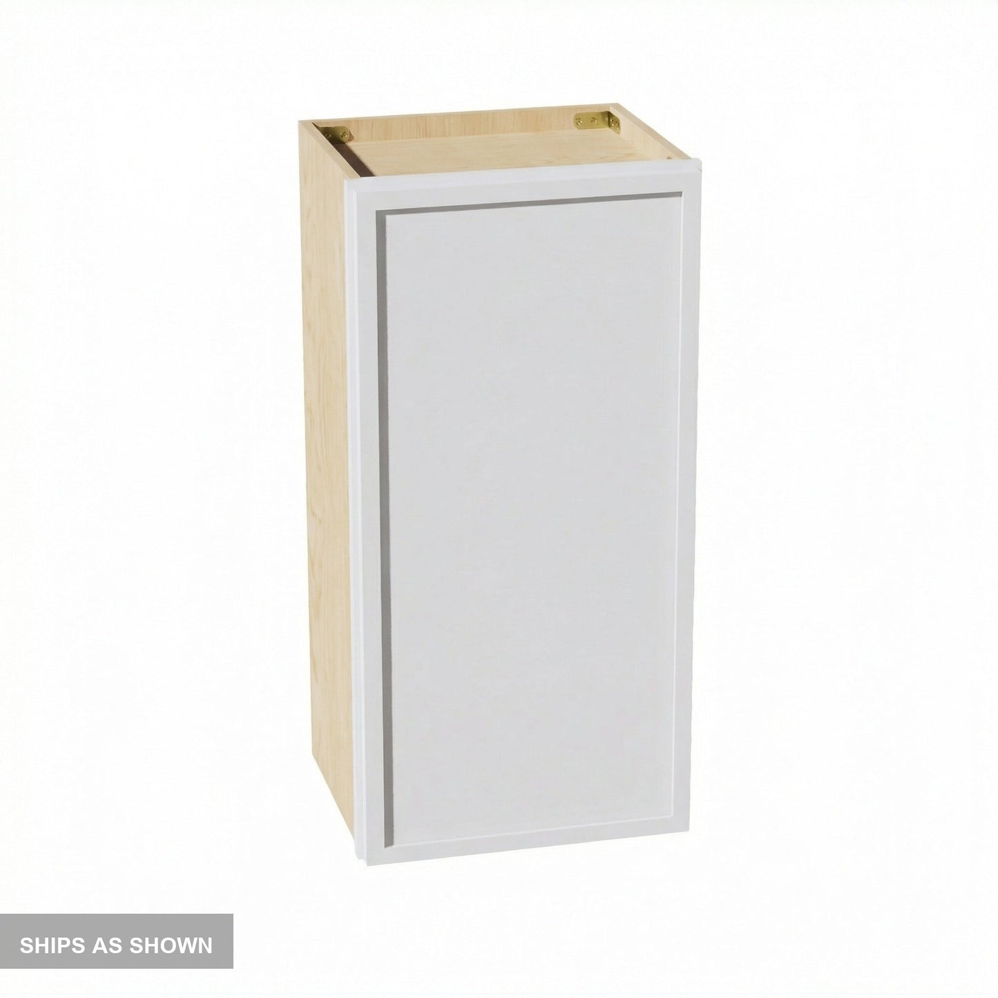 Slim Shaker Wall Cabinet 15" (W1530) · Slim - Frost - Flat Pack