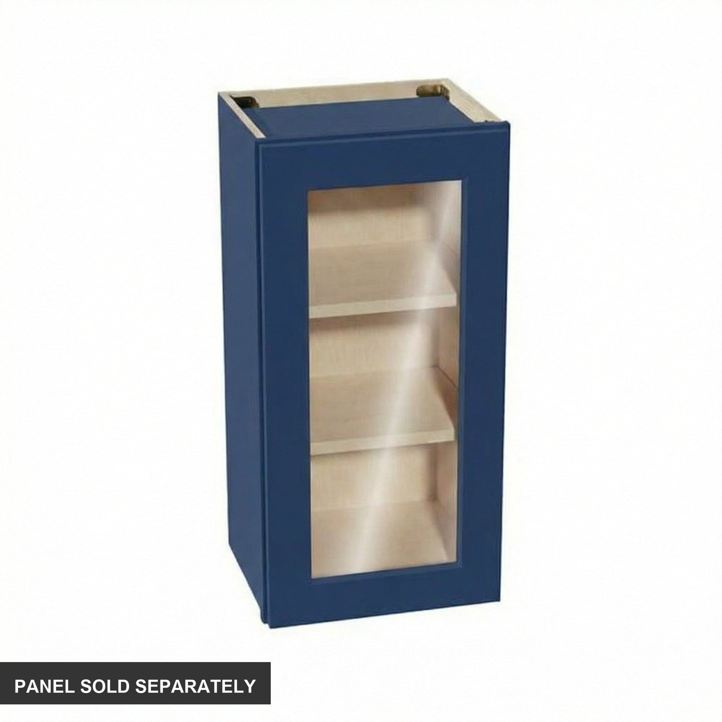 Shaker Glass Door Wall Cabinet 15" (W1530GD) · Ardelle - Blue - Product