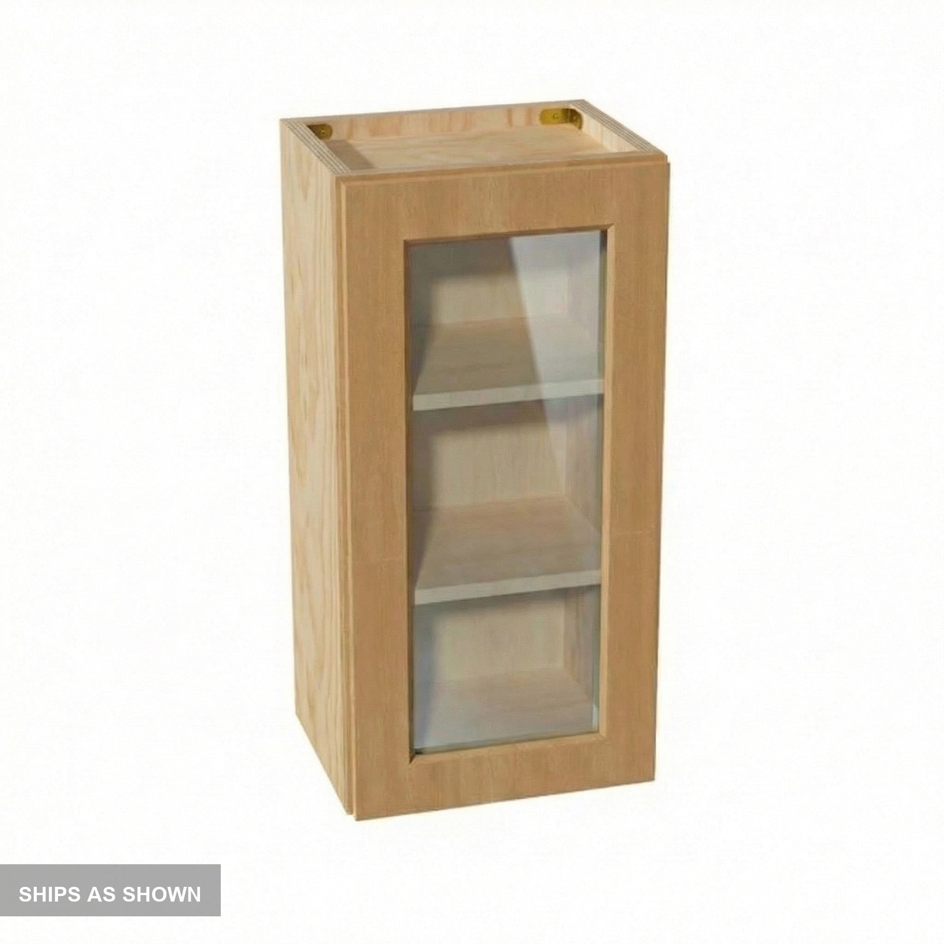 Shaker Glass Door Wall Cabinet 15" (W1530GD) · Ardelle