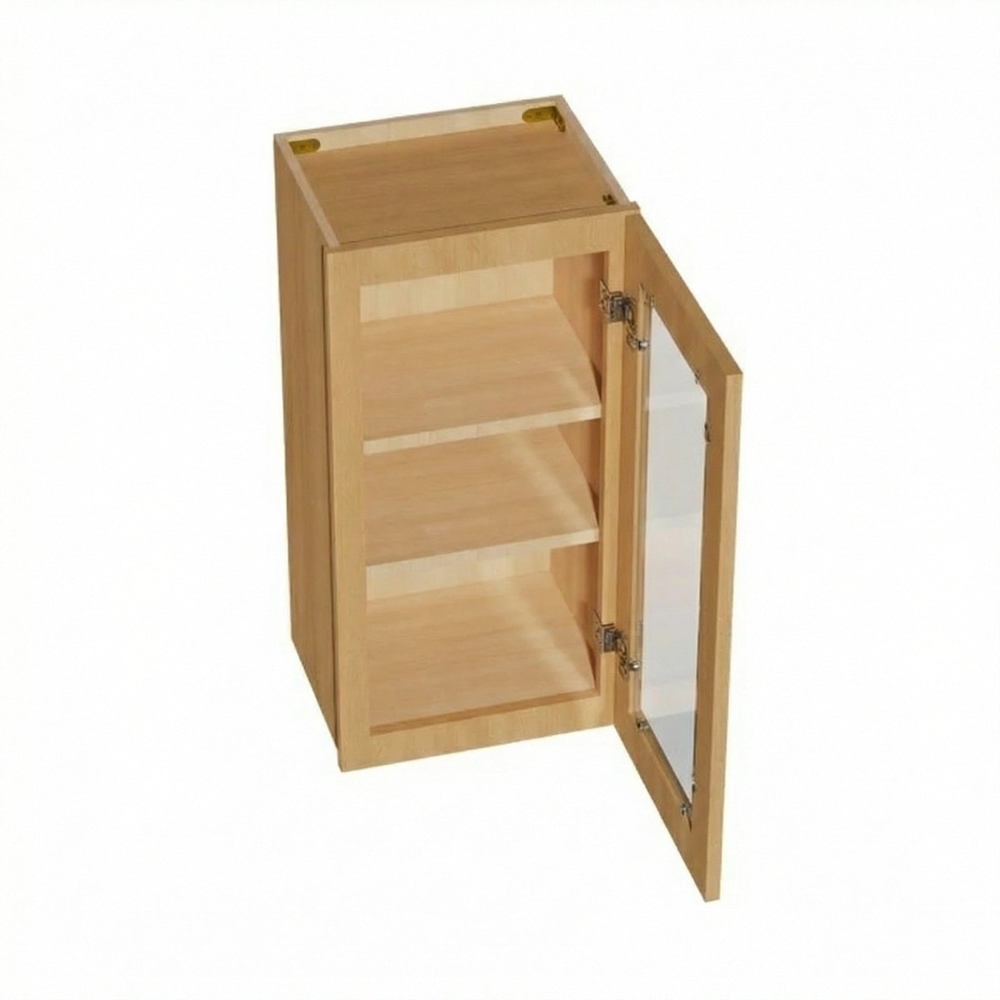 Shaker Glass Door Wall Cabinet 15" (W1530GD) · Ardelle