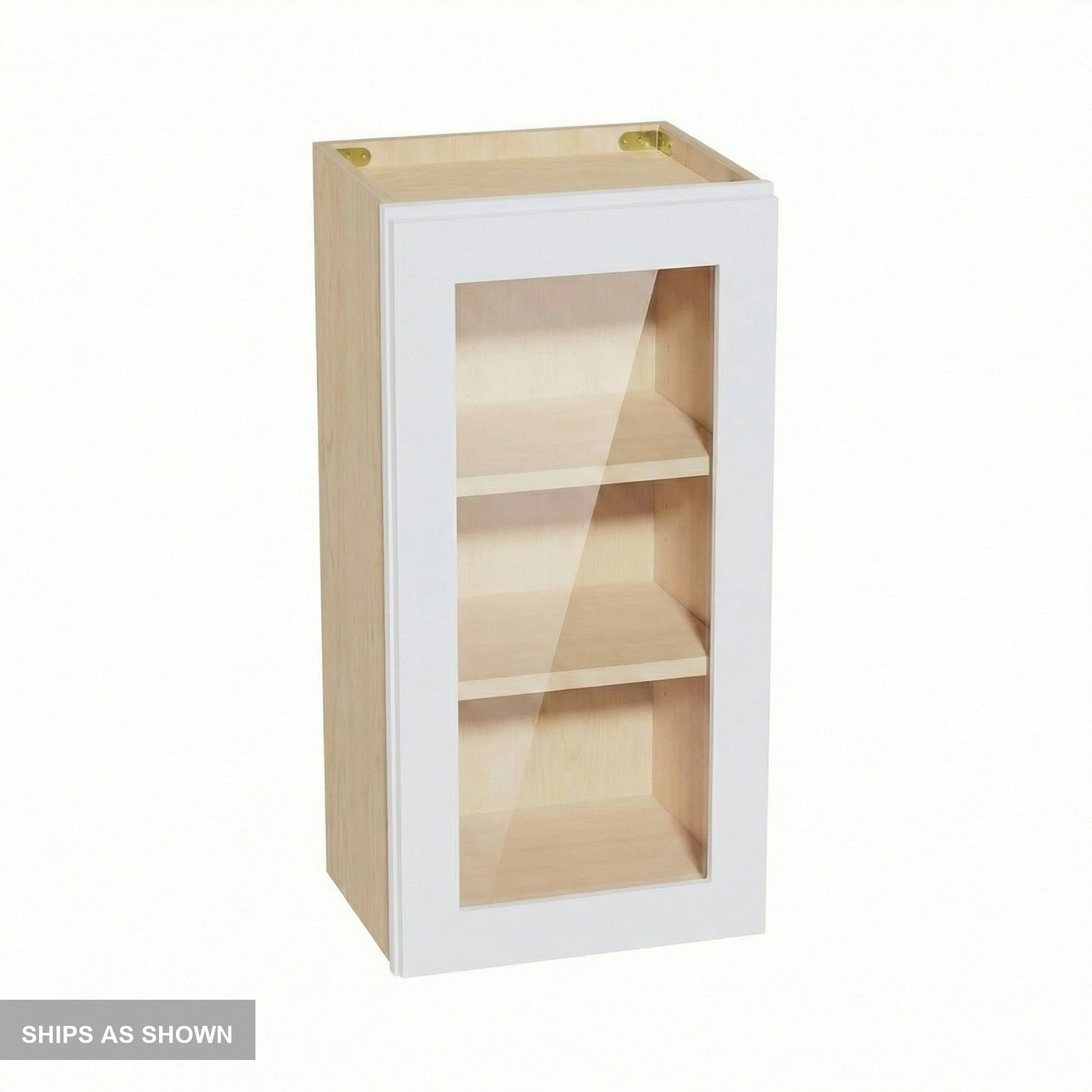 Shaker Glass Door Wall Cabinet 15" (W1530GD) · Ardelle