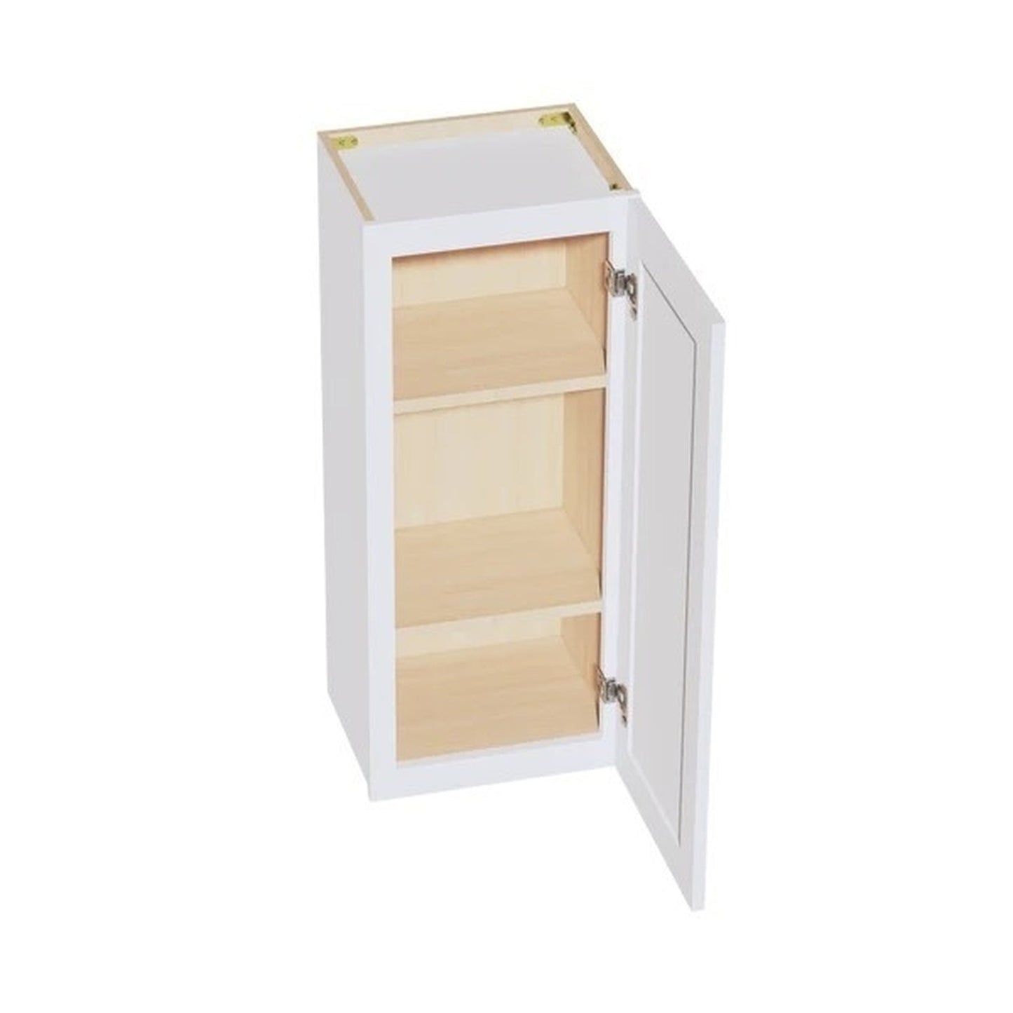 Slim Shaker Wall Cabinet 15" (W1536) · Slim - Frost - Interior