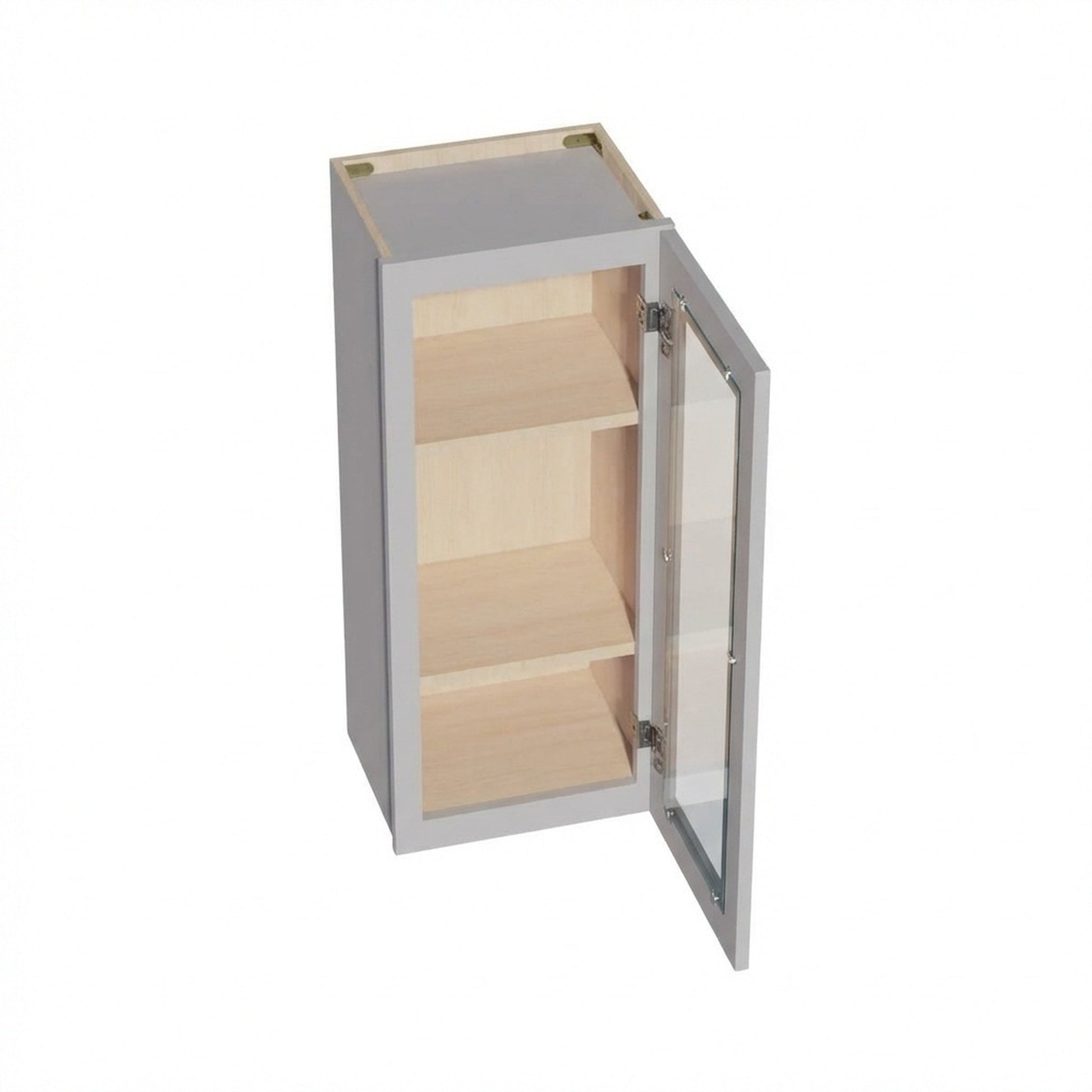 Shaker Glass Door Wall Cabinet 15" (W1536GD) · Ardelle