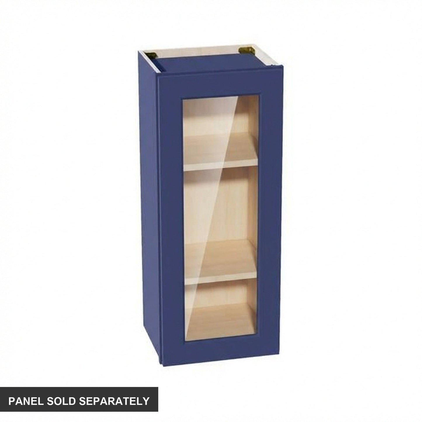 Shaker Glass Door Wall Cabinet 15" (W1536GD) · Ardelle - Blue - Product