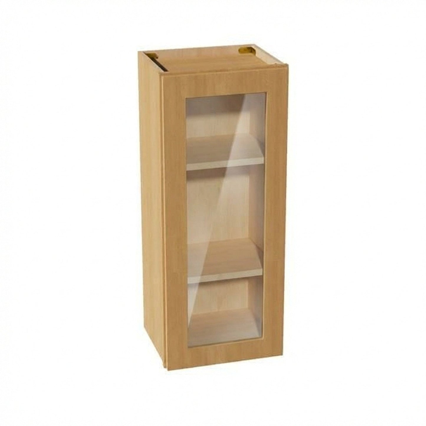 Shaker Glass Door Wall Cabinet 15" (W1536GD) · Ardelle - Timber - Hero