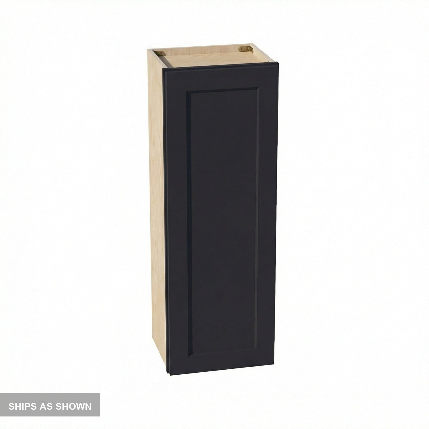 Shaker Wall Cabinet 15" (W1542) · Ardelle - Ebony - Flat Pack