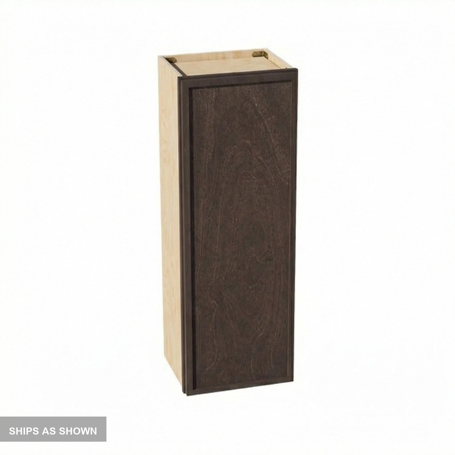 Slim Shaker Wall Cabinet 15" (W1542) · Slim - Mocha - Flat Pack