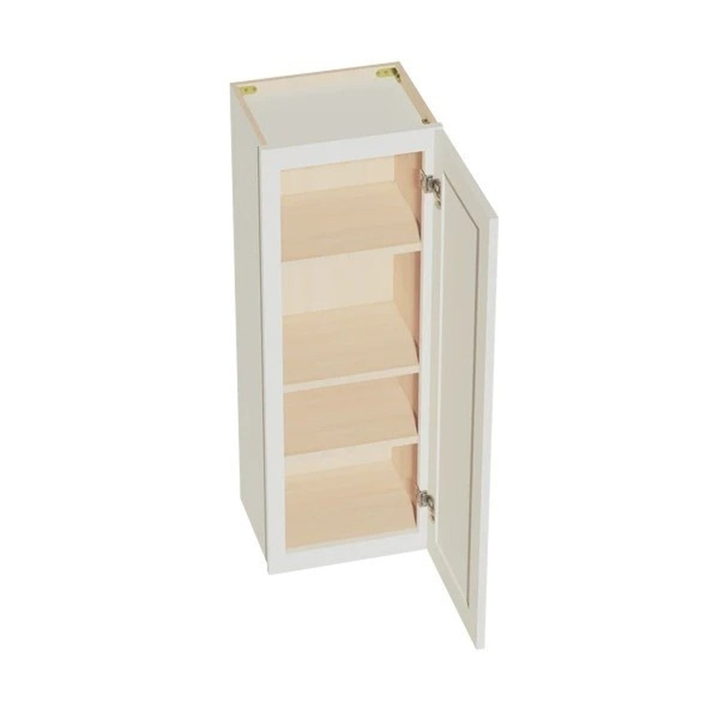 Shaker Wall Cabinet 15" (W1542) · Tallis - Swan White - Interior