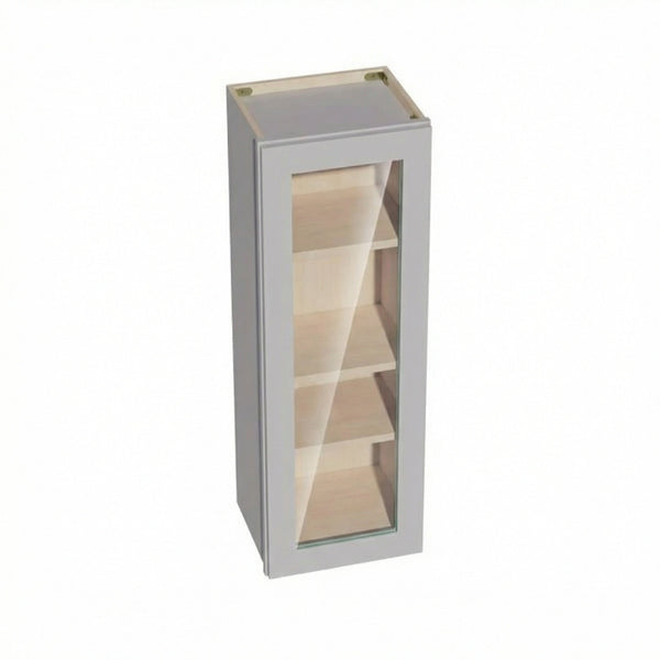 Shaker Glass Door Wall Cabinet 15" (W1542GD) · Ardelle - Ash - Hero