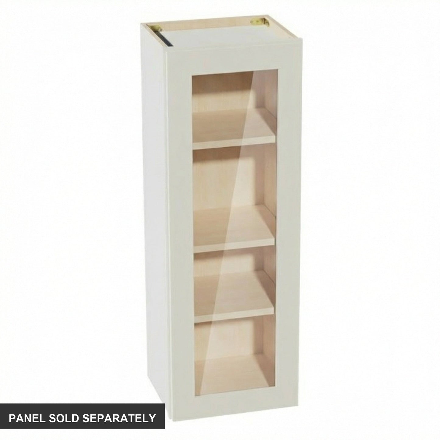 Shaker Glass Door Wall Cabinet 15" (W1542GD) · Tallis - Swan White - Product