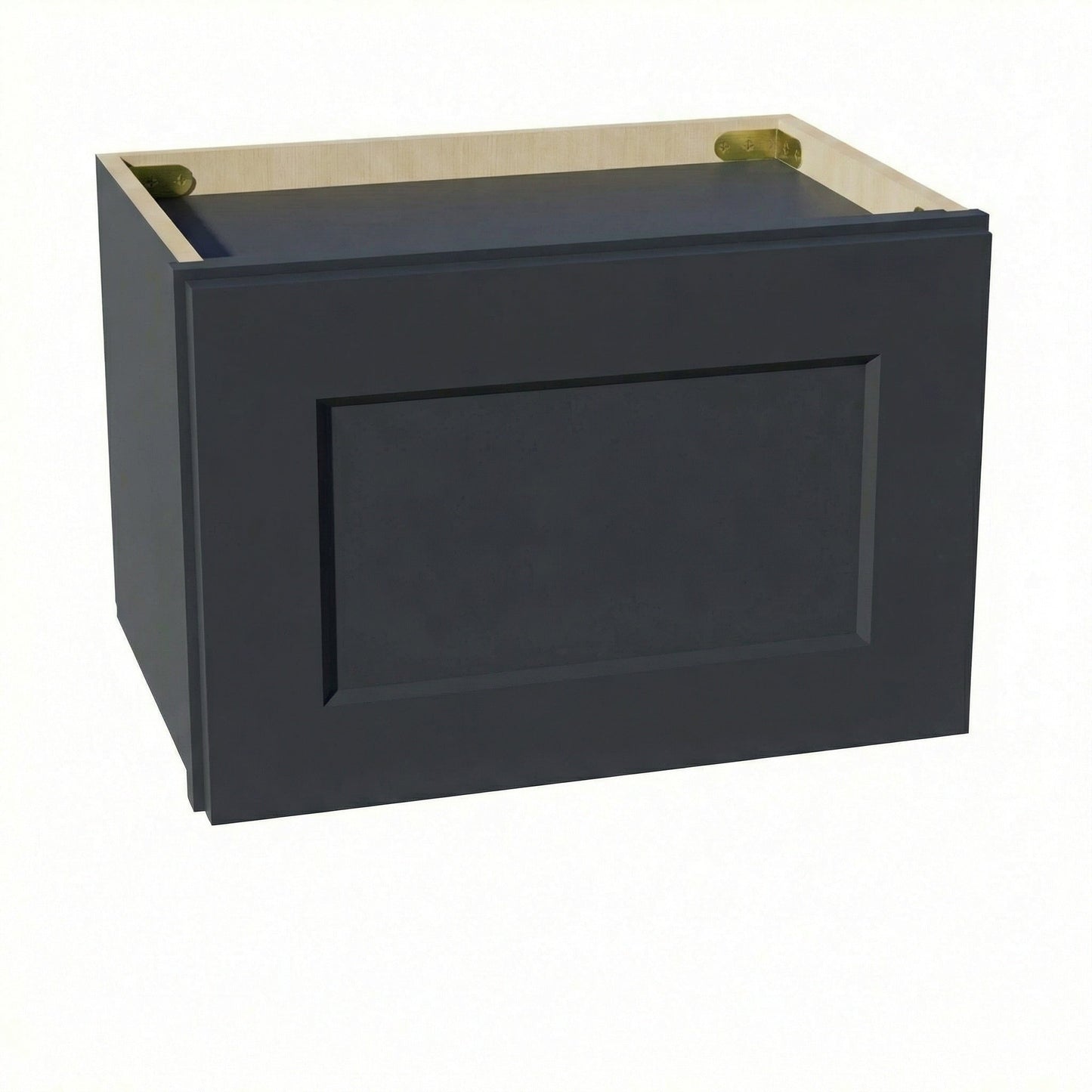 Shaker Bridge Wall Cabinet 18" (W1812) · Ardelle - Ebony - Hero