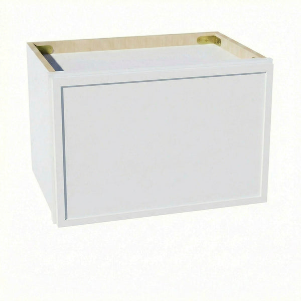 Slim Shaker Bridge Wall Cabinet 18" (W1812) · Slim - Frost - Hero