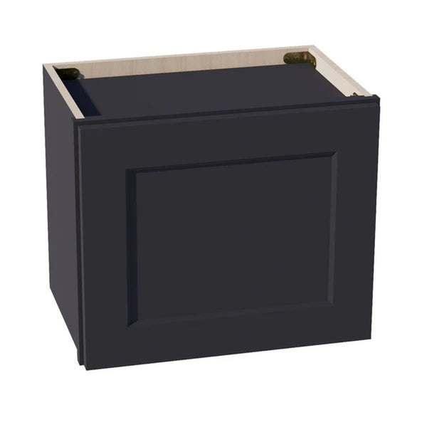 Shaker Bridge Wall Cabinet 18" (W1815) · Ardelle - Ebony - Hero