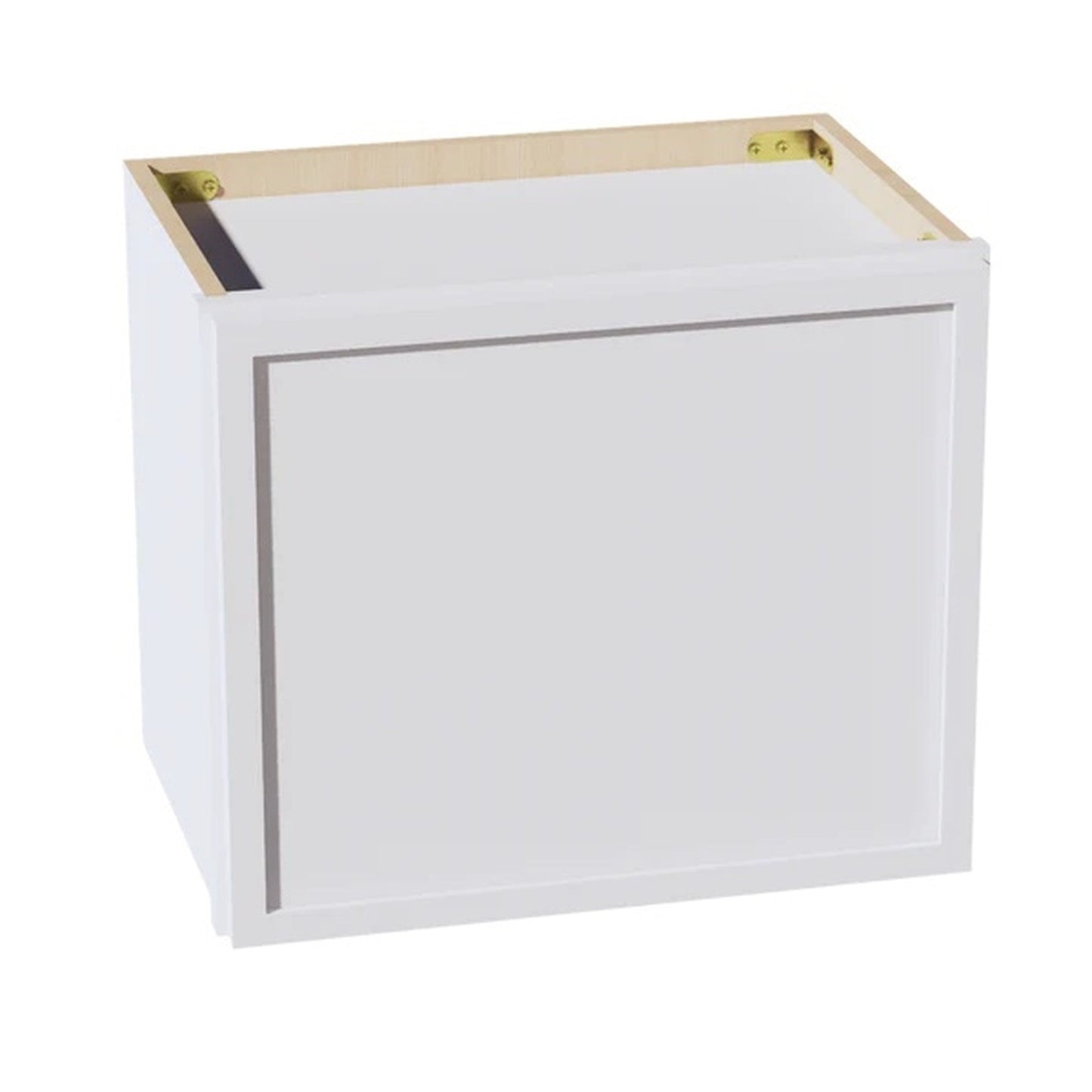 Slim Shaker Bridge Wall Cabinet 18" (W1815) · Slim - Frost - Hero