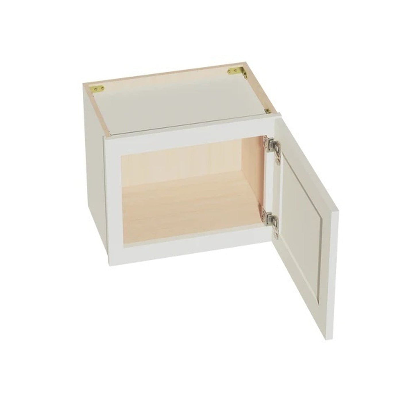 Shaker Bridge Wall Cabinet 18" (W1815) · Tallis - Swan White - Interior