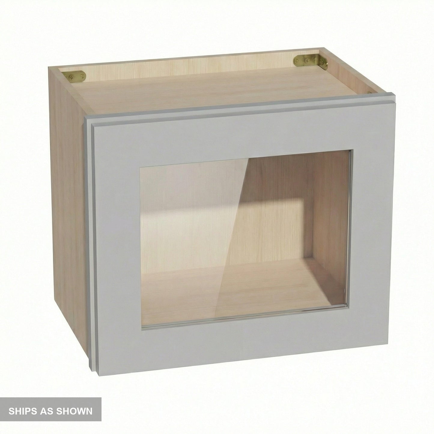 Shaker Bridge Wall Cabinet 18" (W1815GD) · Ardelle - Ash - Flat Pack