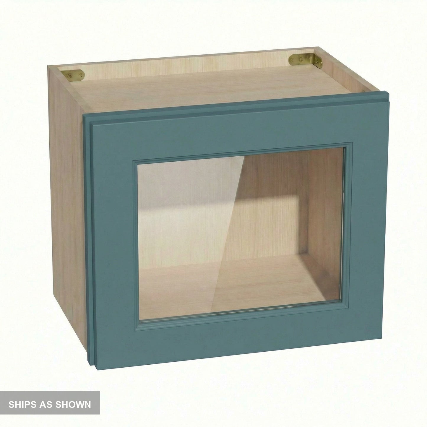 Shaker Bridge Wall Cabinet 18" (W1815GD) · Tallis - Fairy Green - Flat Pack