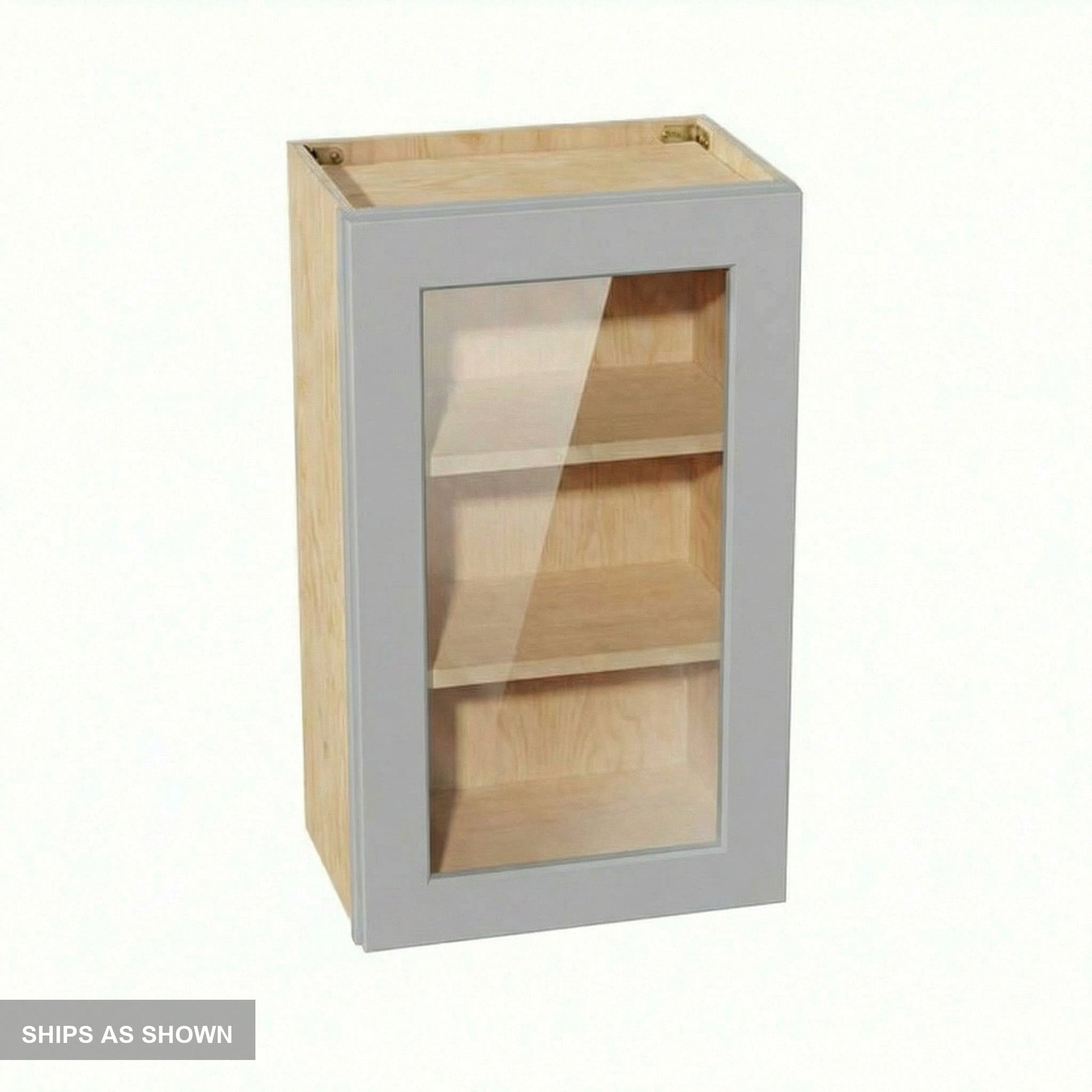 Shaker Glass Door Wall Cabinet 18" (W1830GD) · Ardelle