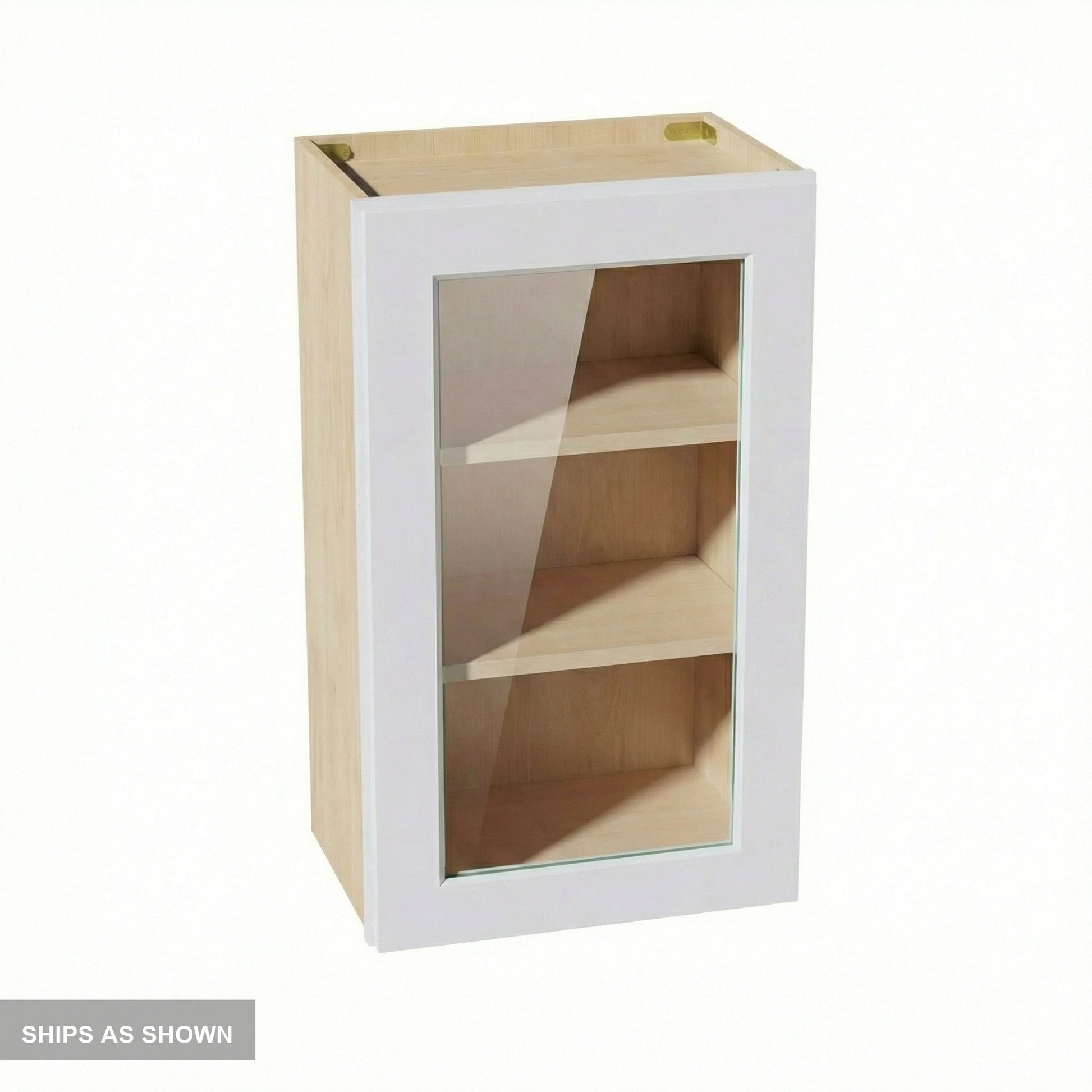 Shaker Glass Door Wall Cabinet 18" (W1830GD) · Ardelle