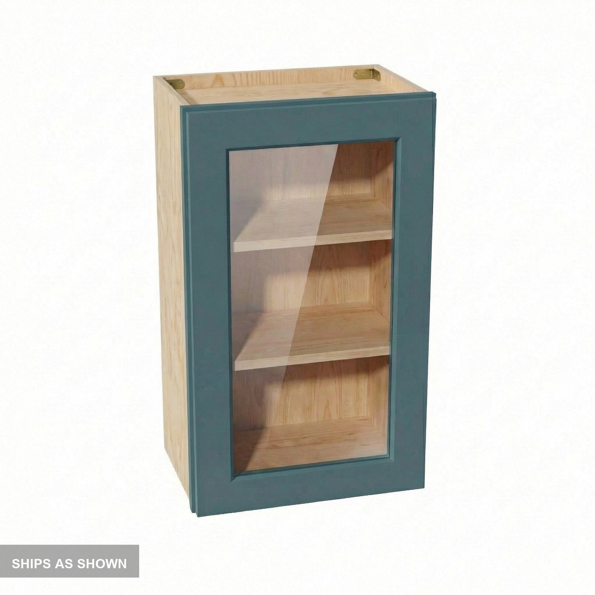 Shaker Glass Door Wall Cabinet 18" (W1830GD) · Tallis