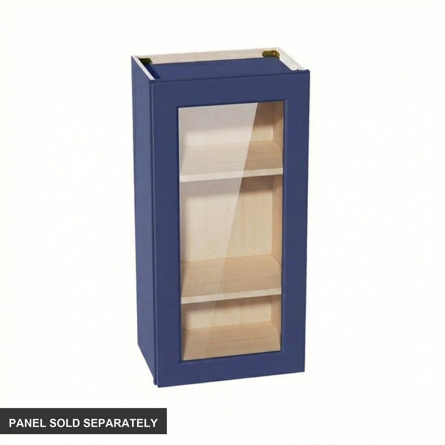 Shaker Glass Door Wall Cabinet 18" (W1836GD) · Ardelle - Blue - Product